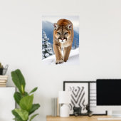 Poster Art Mountain Lion (Thuiskantoor)