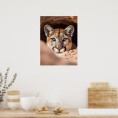 Poster Art Mountain Lion (Keuken)