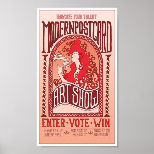 Poster - Art Nouveau Talentposter (Voorkant)