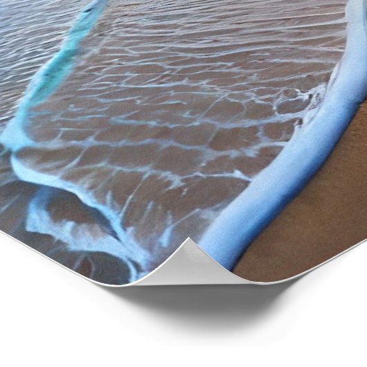 Poster Art Ocean Beach Scène (Hoek)