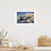Poster Art Oorlogsvliegtuig (Keuken)