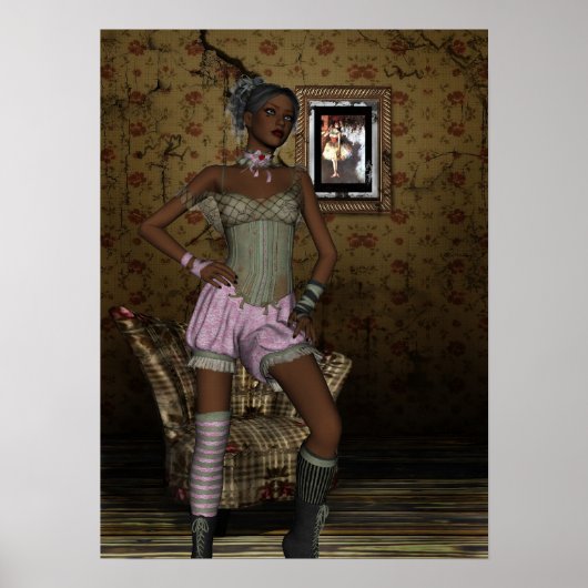 Poster Art Pin-up Girls  Girl 2 (Voorkant)