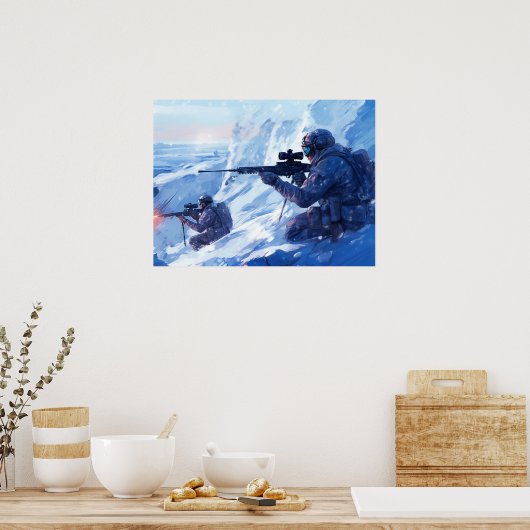 Poster Art Soldiers (Keuken)