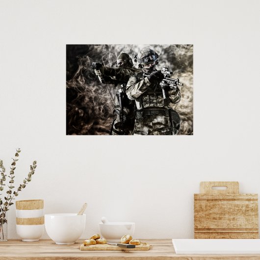 Poster Art Soldiers (Keuken)