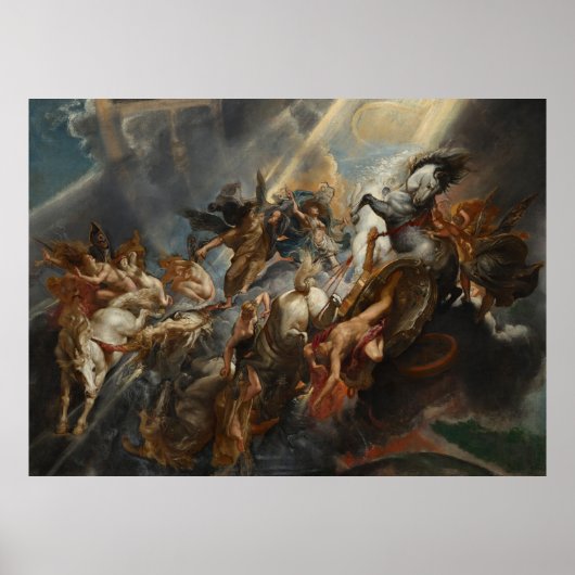 poster, art, the fall of phaeton poster (Voorkant)