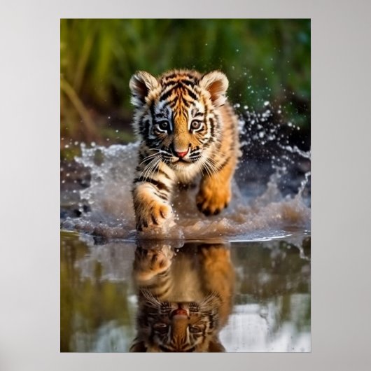 Poster Art Tiger Cub (Voorkant)