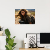 Poster Art Vrouw Soldaat (Thuiskantoor)