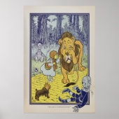 POSTER ART - WIZARD OF OZ - DOROTHY COWARDLY LION (Voorkant)