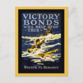 Poster Art WWI Briefkaart (Voorkant)