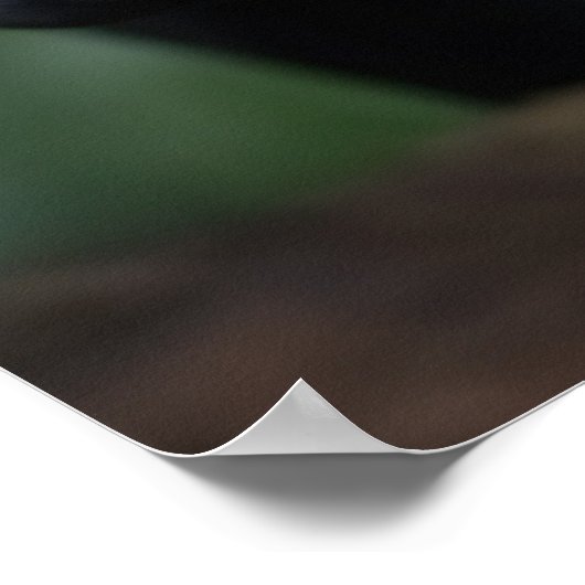 Poster Art Zwart Luipaard (Hoek)