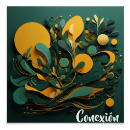 Póster Arte Biodiversidad Viva Conexión Perfect Poster