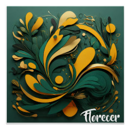 Póster Arte Biodiversidad Viva Perfect Poster