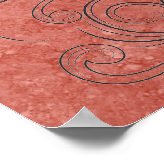 Poster artistiek. Ik hou van je naar de maan en te (Hoek)