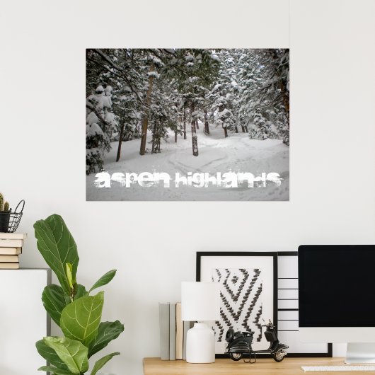Poster Aspen Highlands (Thuiskantoor)