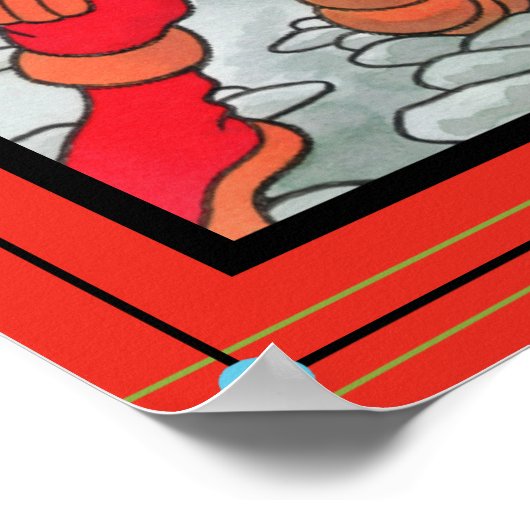 poster "Astro-Cats" (Hoek)