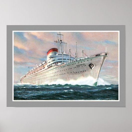 Poster Augustus van de Italiaanse lijn (Voorkant)