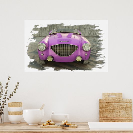 Poster Austin_Healey (Keuken)