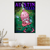 Poster Austin Texas (Keuken)