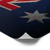 Poster -  Australische vlag (Hoek)