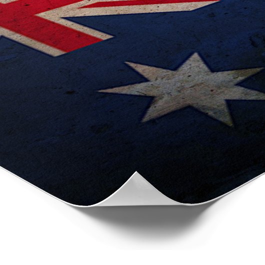 Poster - Australische vlag (Hoek)