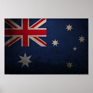 Poster -  Australische vlag