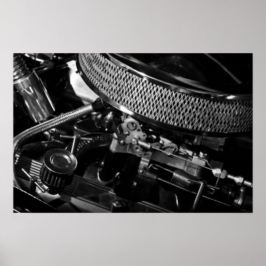 Poster auto-motor/afdruk (Voorkant)