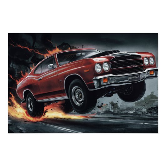 Poster Auto-reeks 10 (Voorkant)