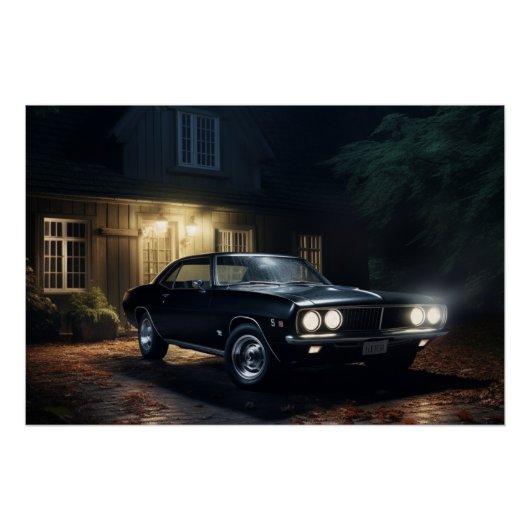 Poster Auto-reeks 4-8 (Voorkant)