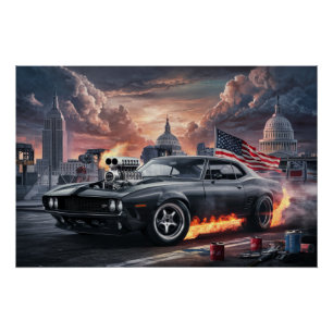 Poster Auto-vlaggen 02