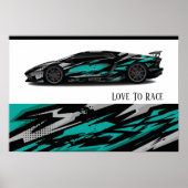 Poster automatisch racen (Voorkant)