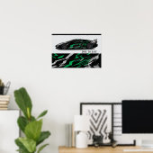 Poster automatisch racen (Thuiskantoor)