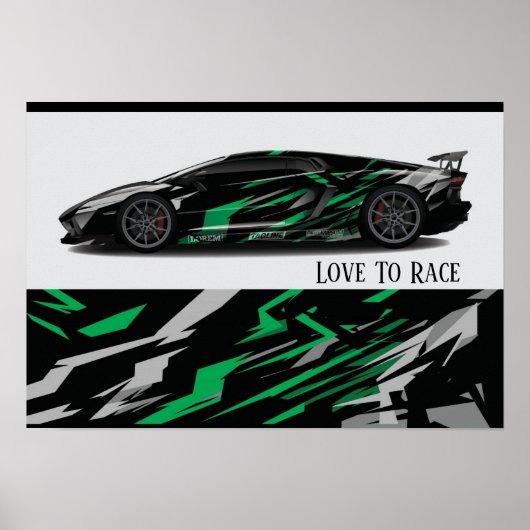 Poster automatisch racen (Voorkant)