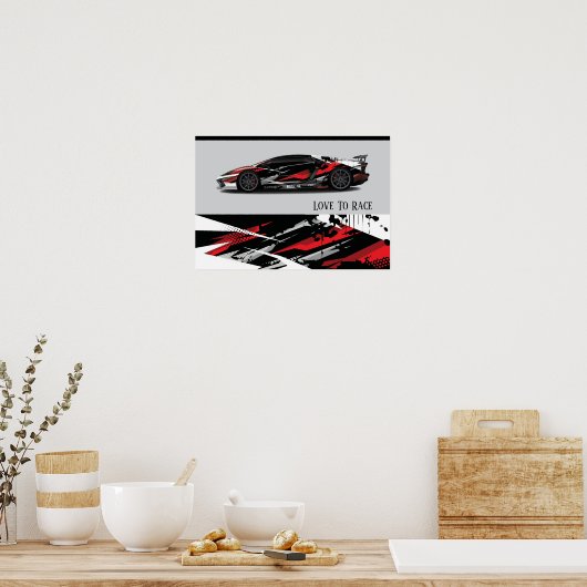 Poster automatisch racen (Keuken)