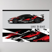 Poster automatisch racen (Voorkant)