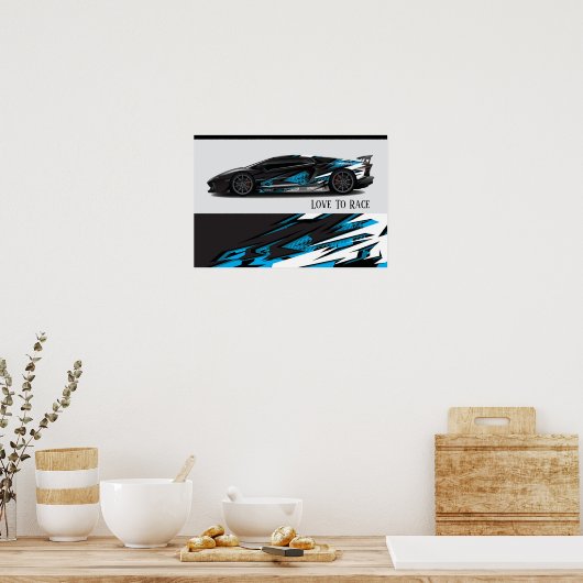 Poster automatisch racen (Keuken)