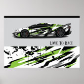 Poster automatisch racen (Voorkant)