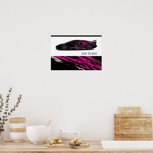 Poster automatisch racen (Keuken)