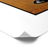 Poster  Aziatische Kunst Een mooie vrouw (Hoek)