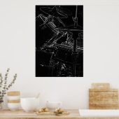 Poster B/W Drumset 2 (Keuken)