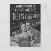 Poster B&W Las Vegas Briefkaart (Voorkant)
