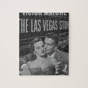 Poster B&W Las Vegas Legpuzzel
