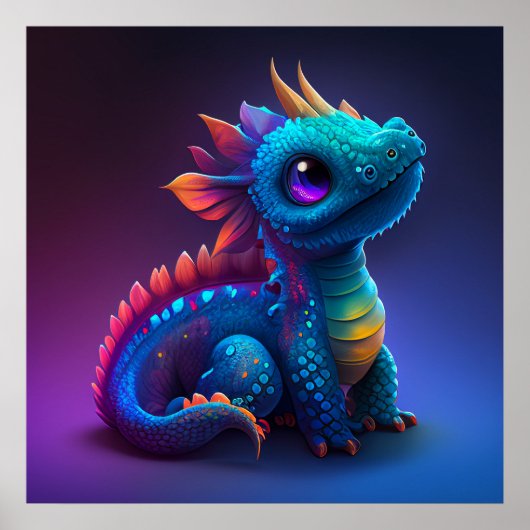 Poster Baby Dragon (Voorkant)