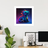 Poster Baby Dragon (Thuiskantoor)