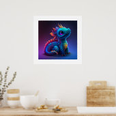 Poster Baby Dragon (Keuken)