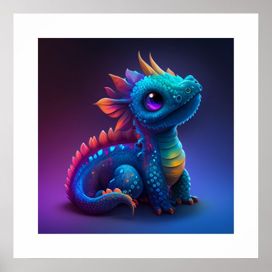 Poster Baby Dragon (Voorkant)