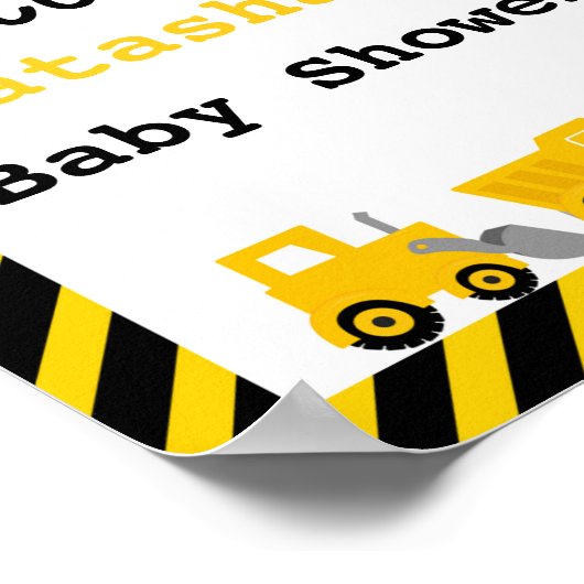 Poster Baby shower (Hoek)