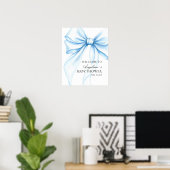 Poster Baby showerv delicaat lint. (Thuiskantoor)