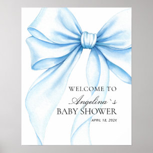 Poster Baby showerv delicaat lint.