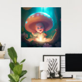 Poster baby smiling (Thuiskantoor)