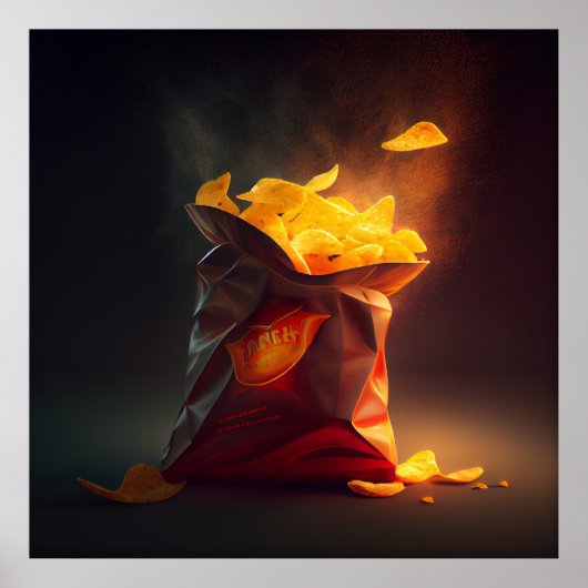 Poster bag/chips (Voorkant)